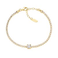 Pulsera Amen Mujer Tennis in Plata Zircone BT21TOGZ16 - BT21TOGZ16